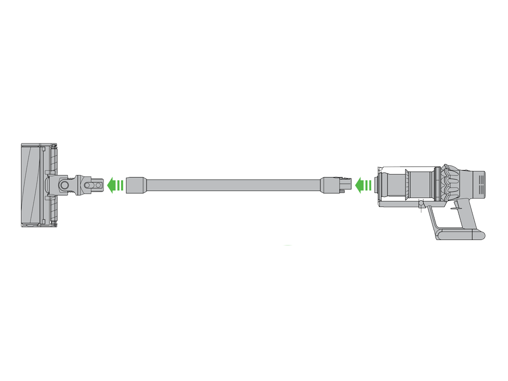 dyson v10 blockage light flashing but no blockage