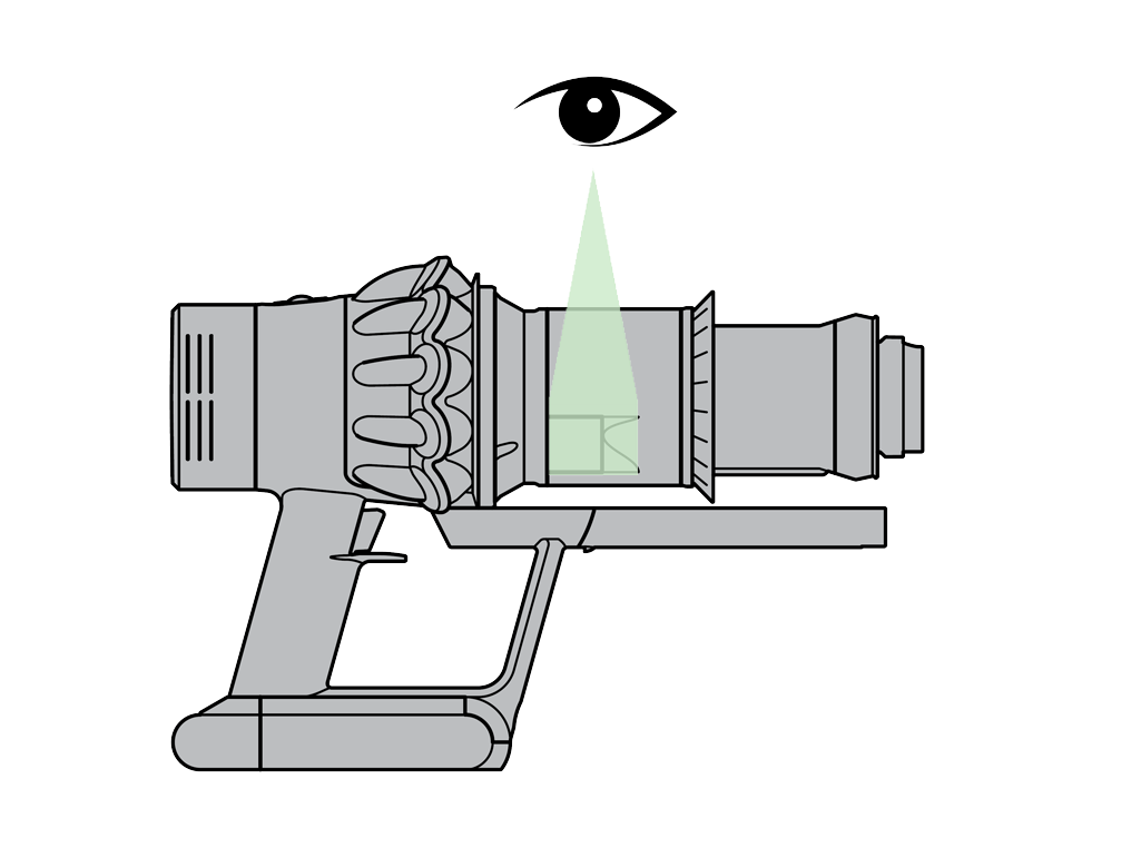 dyson v10 blockage light flashing but no blockage